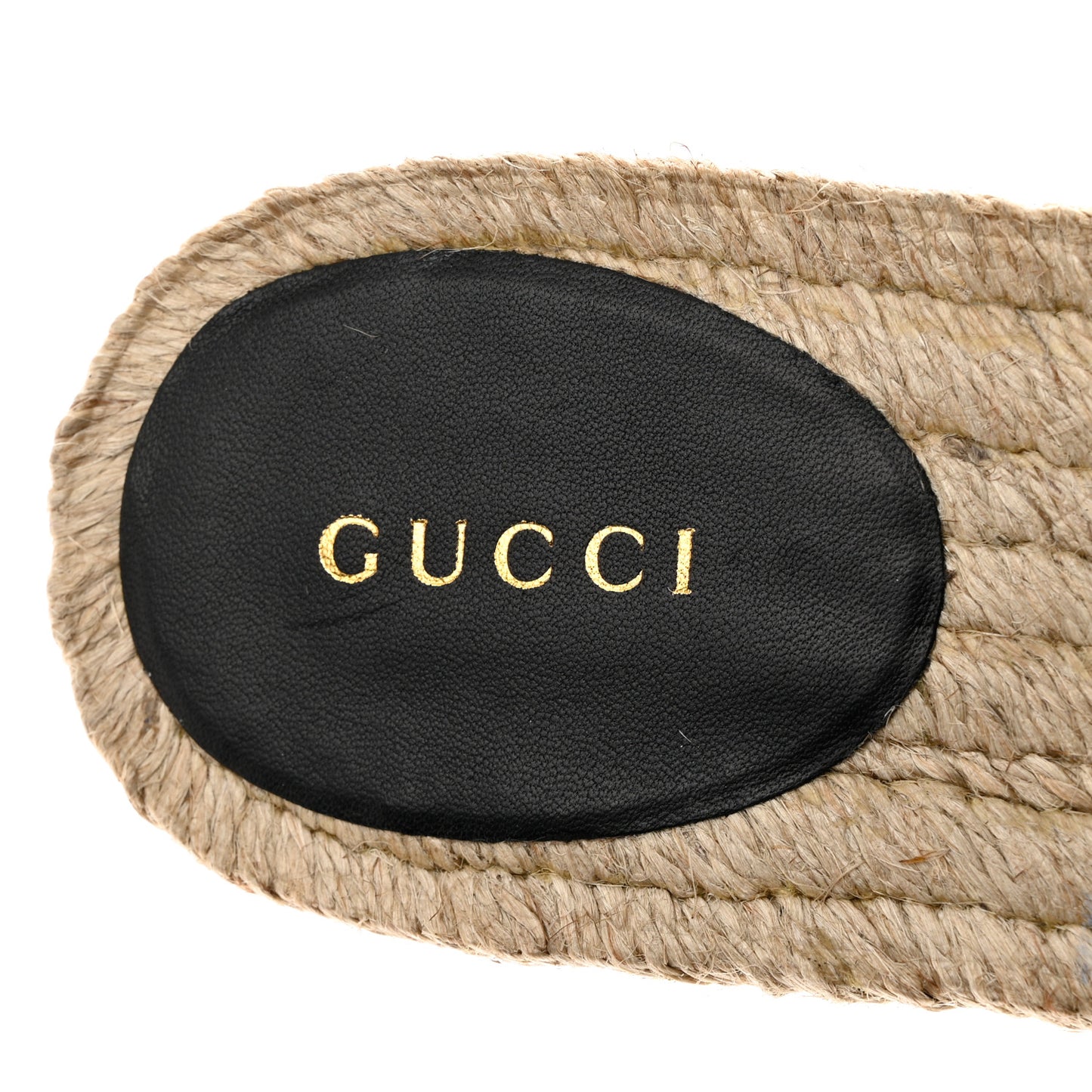 Nappa Matelasse GG Marmont Espadrille Slippers 39 Black