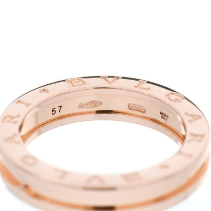 Bulgari 18K Rose Gold B.Zero1 One-Band Ring 57 8 4 of 6