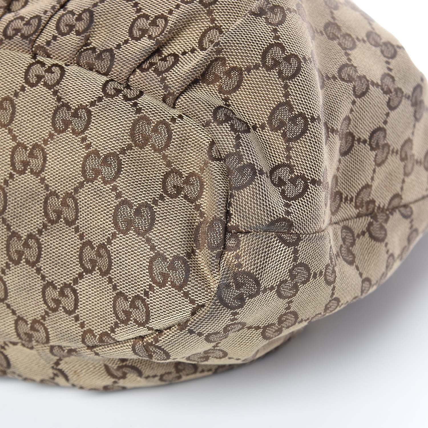 Gucci Monogram Studded Pelham Tote Dark Brown 10 of 15
