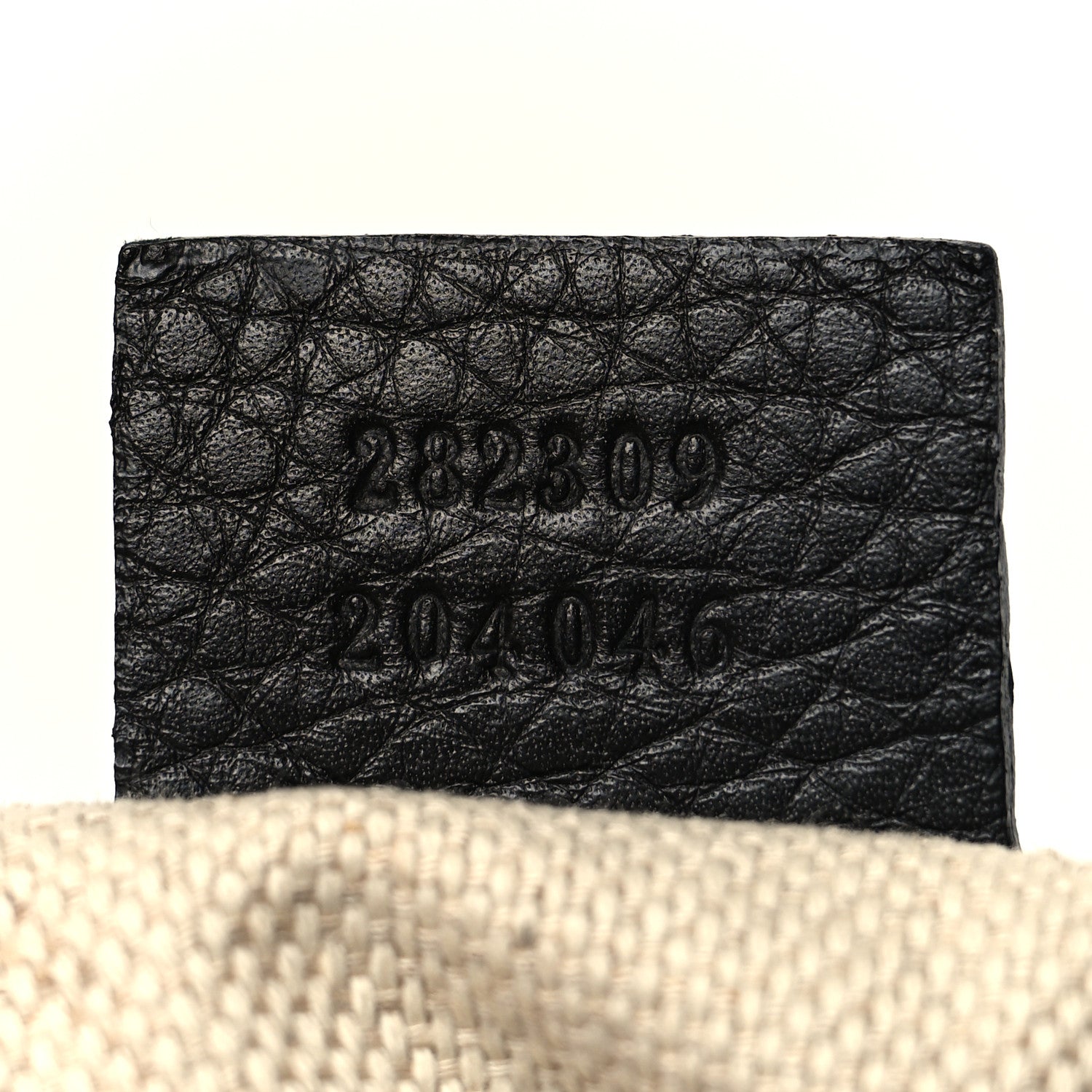 Gucci Pebbled Calfskin Medium Soho Shoulder Bag Black 7 of 13