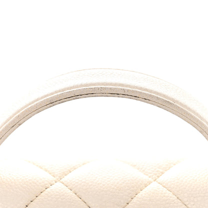 Chanel Caviar Quilted Small Business Affinity Flap White 19 of 19
