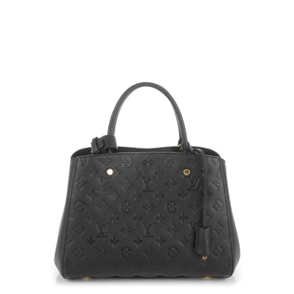 Louis Vuitton Empreinte Montaigne MM Black 1 of 8