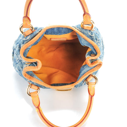 Louis Vuitton Monogram Denim Pleaty Blue 5 of 8