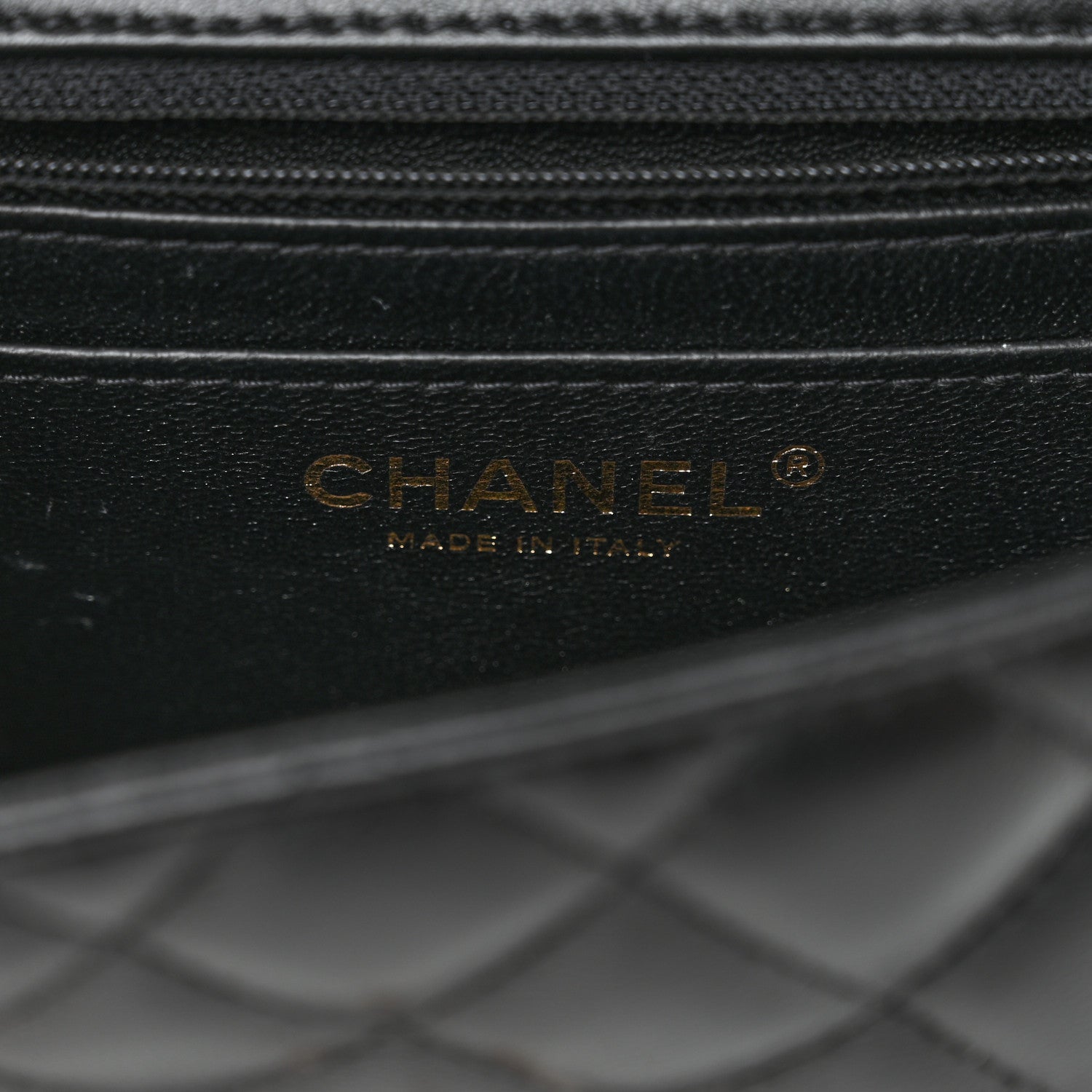 Chanel Lambskin Quilted Mini Square Flap Black 6 of 11