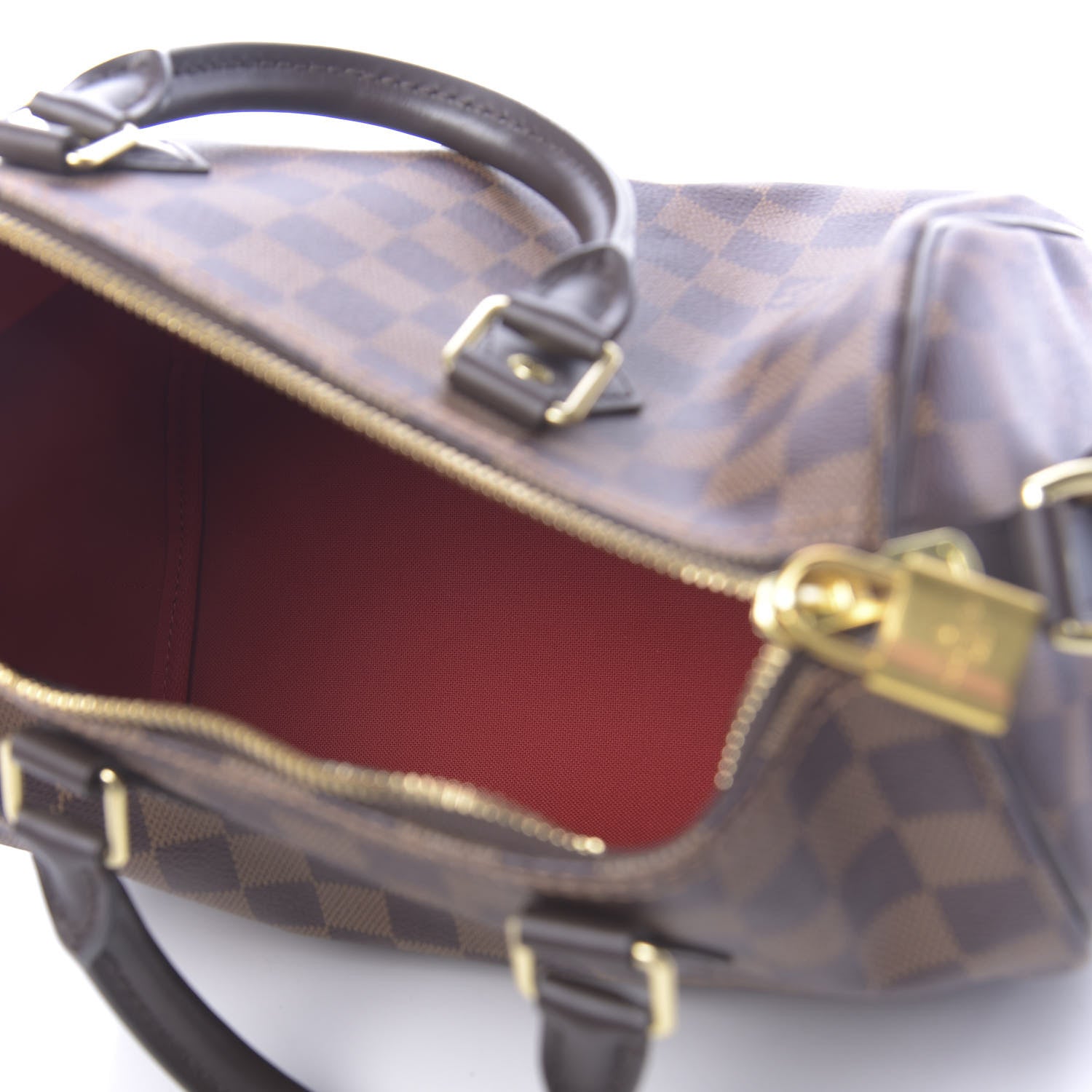 Louis Vuitton Damier Ebene Speedy Bandouliere 25 5 of 10