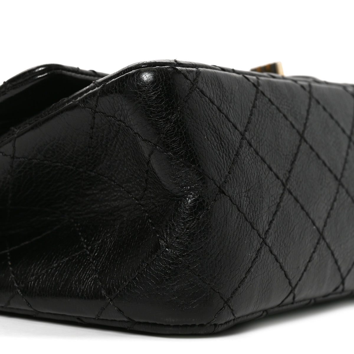 Chanel Calfskin Quilted Utensils Charms Brasserie 2.55 Reissue 225 Flap Black 9 of 10