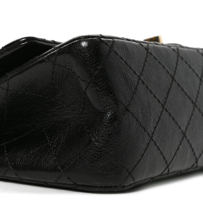 Chanel Calfskin Quilted Utensils Charms Brasserie 2.55 Reissue 225 Flap Black 9 of 10