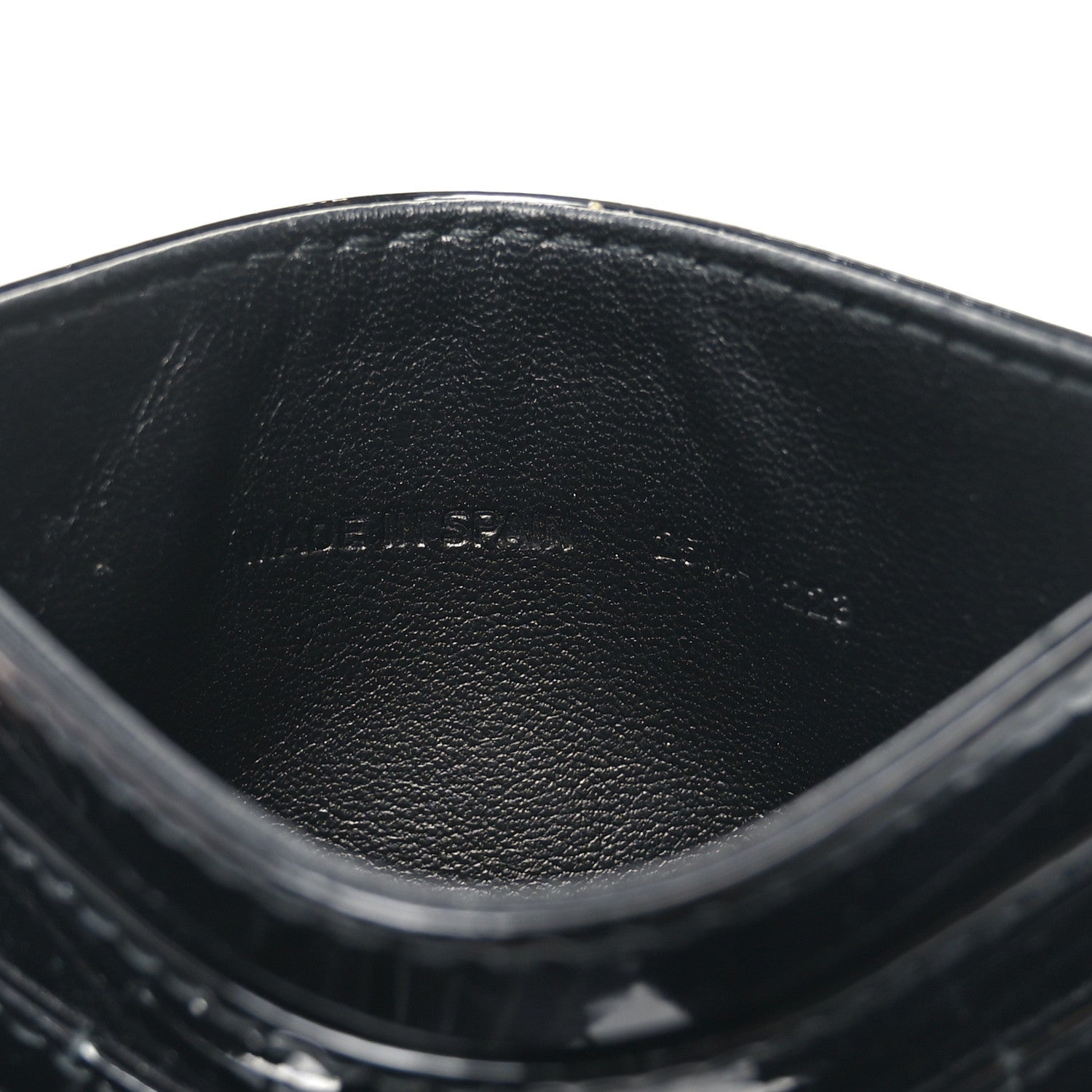 Christian Dior Patent Cannage Lady Dior Card Holder Black 7 of 7