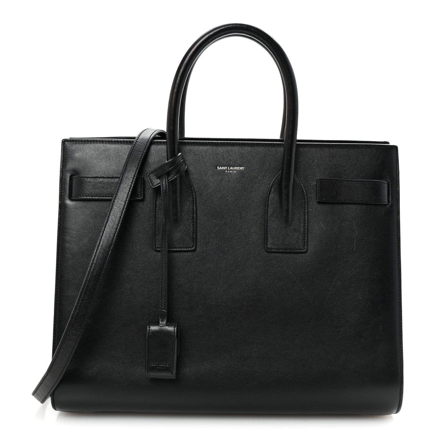 Saint Laurent Calfskin Small Sac De Jour Black 1 of 9