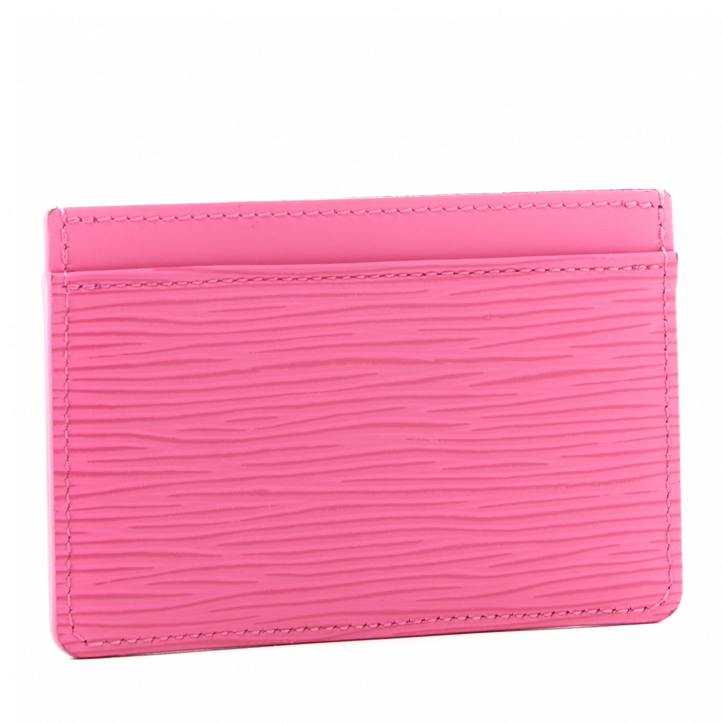 Epi Card Holder Hot Pink