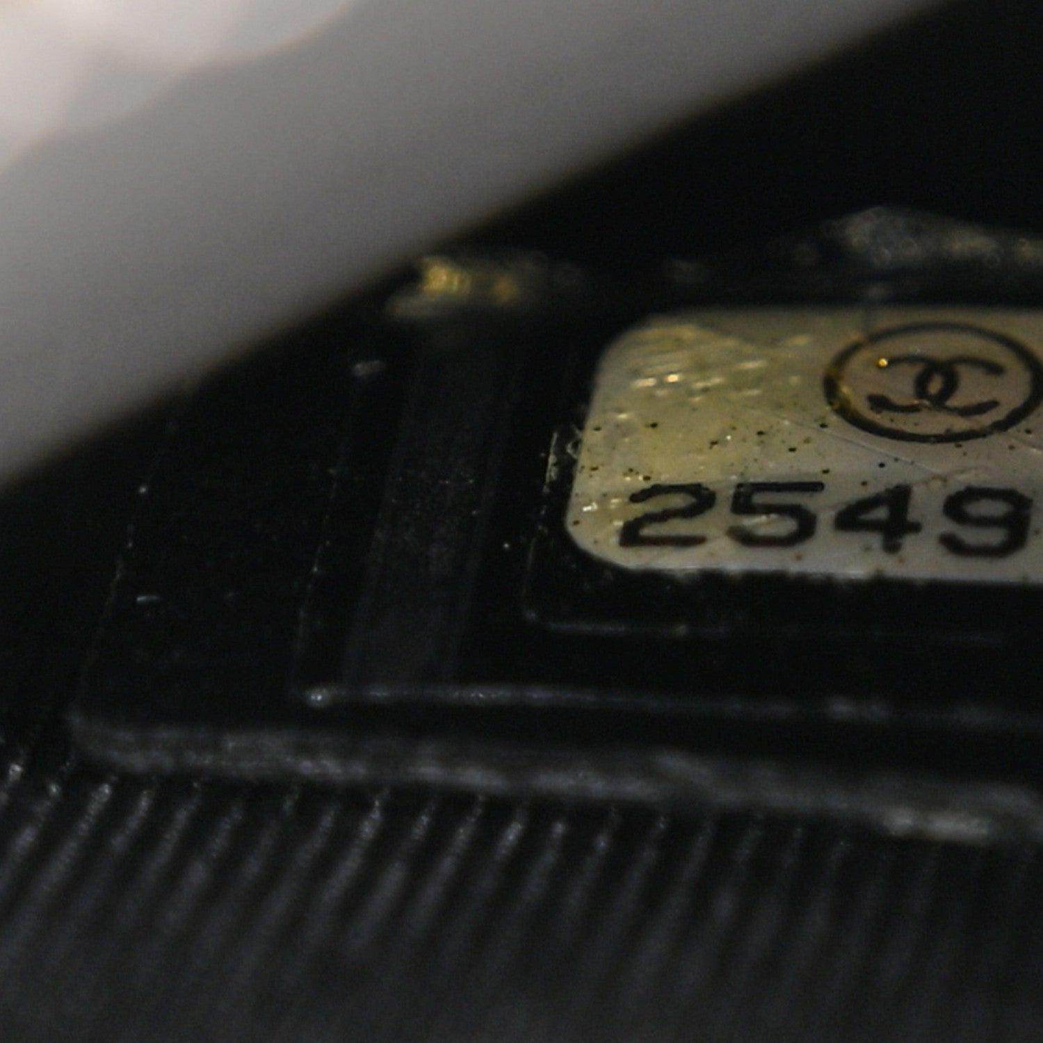 Chanel Tweed Aged Calfskin Quilted Small Gabrielle Clutch With Chain Black Blue 9 of 14