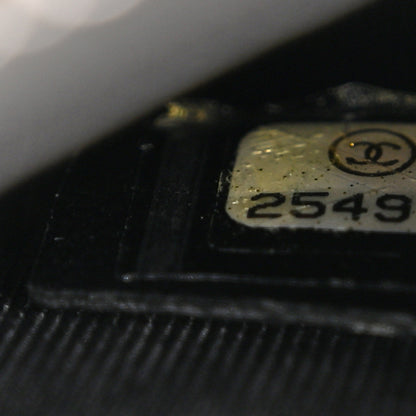 Chanel Tweed Aged Calfskin Quilted Small Gabrielle Clutch With Chain Black Blue 9 of 14