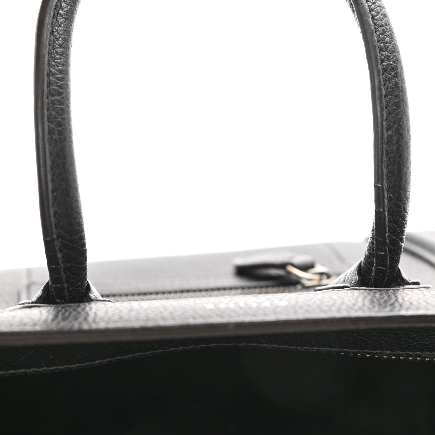 Celine Drummed Calfskin Nano Luggage Black 14 of 18