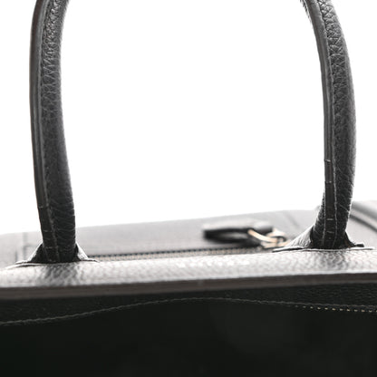 Celine Drummed Calfskin Nano Luggage Black 14 of 18