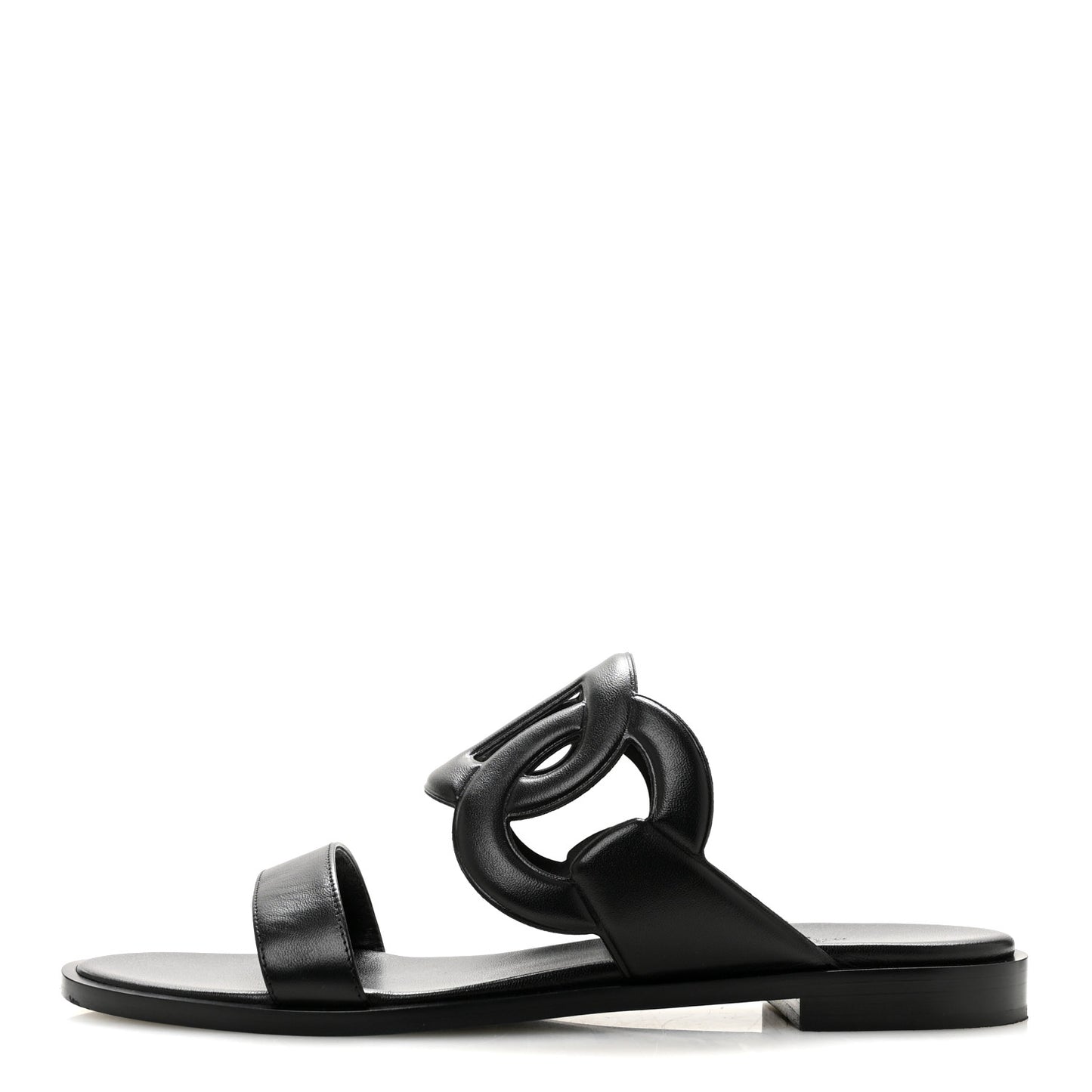 Nappa Lagune Sandals 39 Black