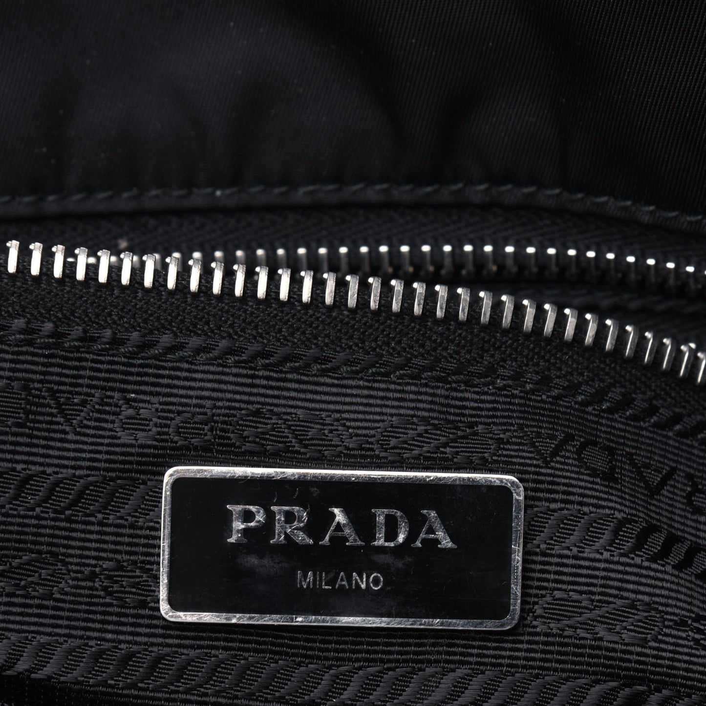 Nylon Vela Baby Bag Black