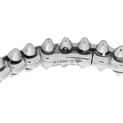 Cartier 18K White Gold Medium Clash De Cartier Bracelet 16 3 of 4