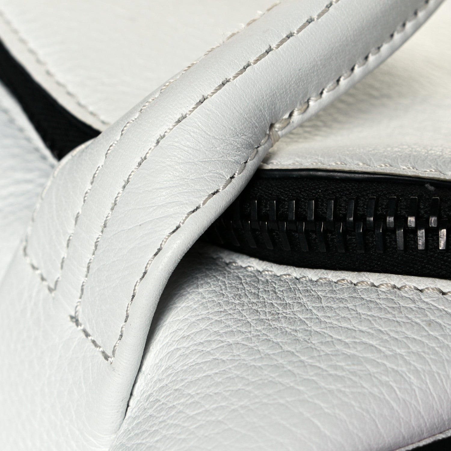 Alexander Wang Pebbled Lambskin Rockie White Black Hardware 17 of 17