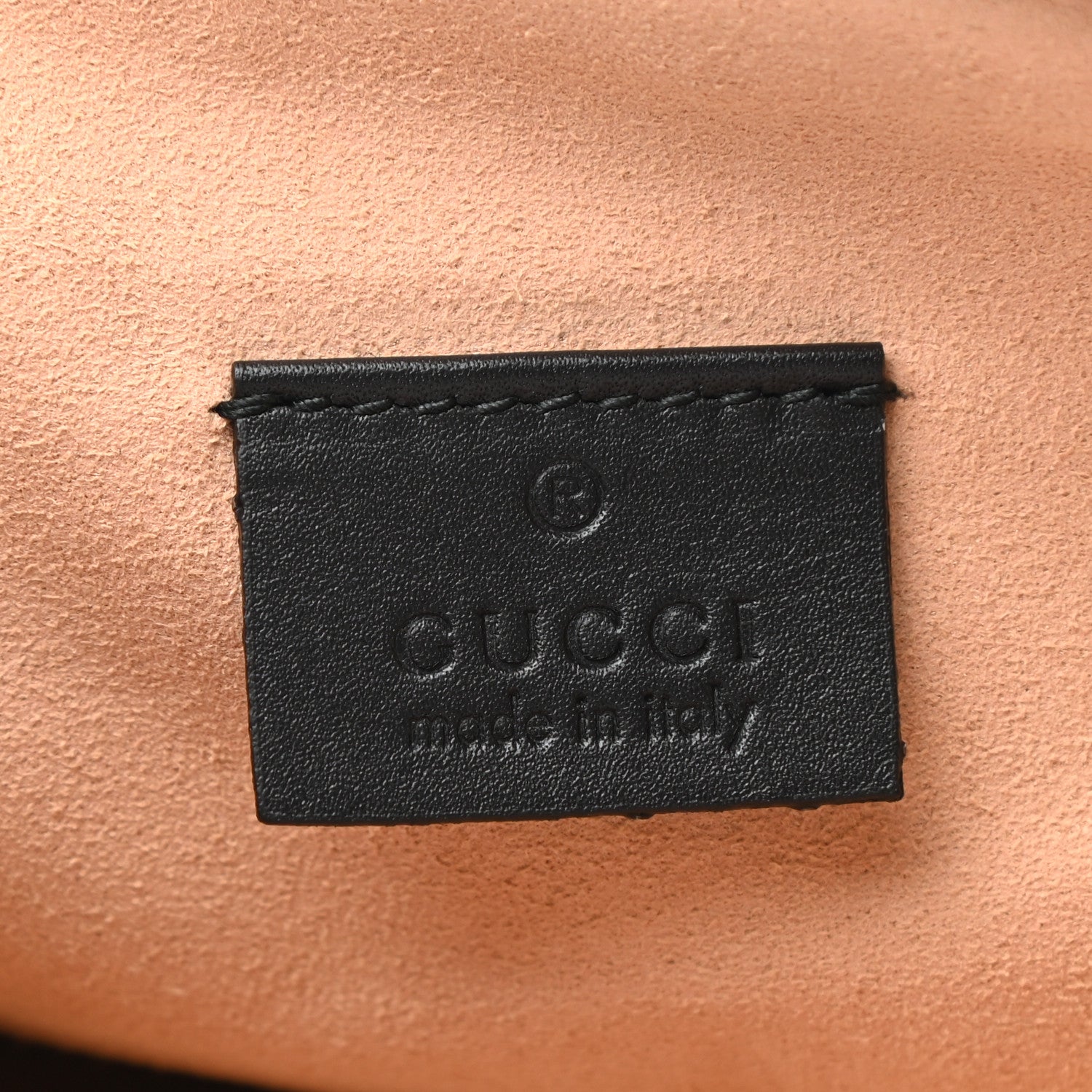 Gucci Suede Patent Large Ophidia Pouch Clutch Black 6 of 7