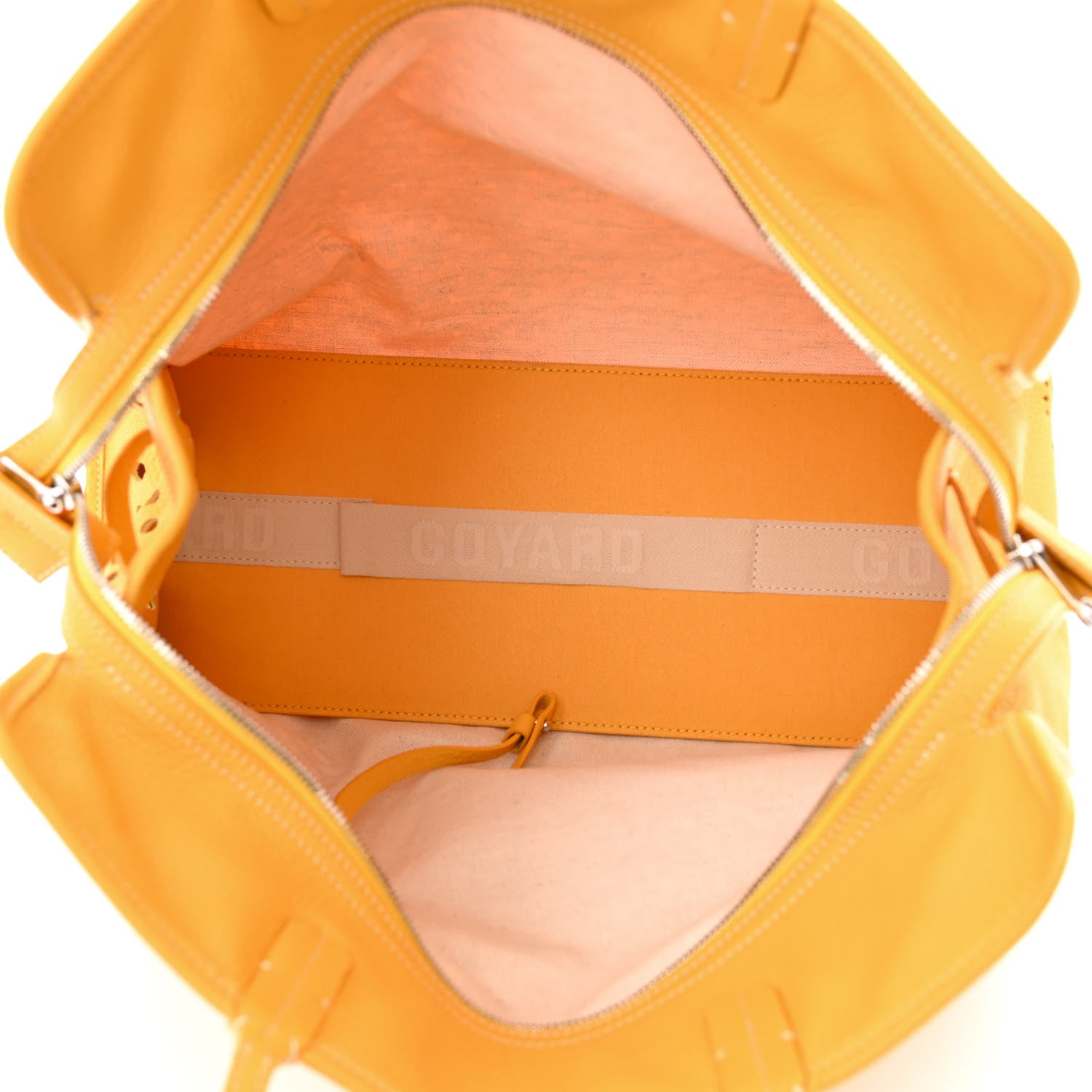 Goyard Goyardine Sac Hardy Pet Carrier PM Yellow 5 of 12
