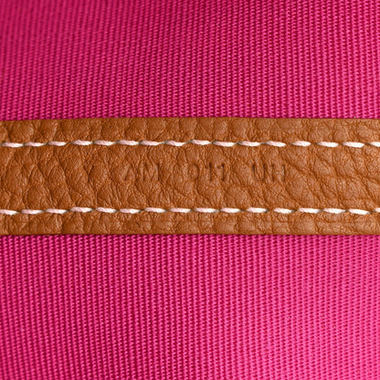Hermes Toile Militaire Vache Country Verso Garden Party 36 PM Gold Dune Magnolia 7 of 10