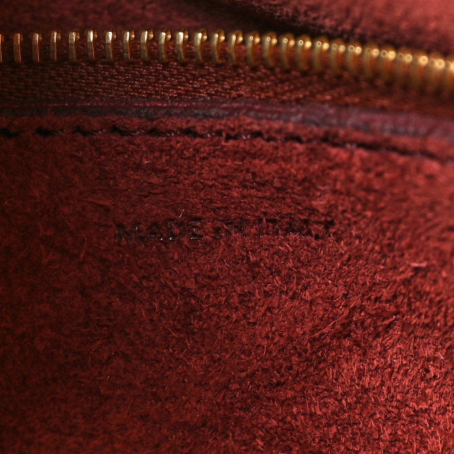 Celine Soft Grained Calfskin Sangle Bucket Bag Burgundy 6 of 8