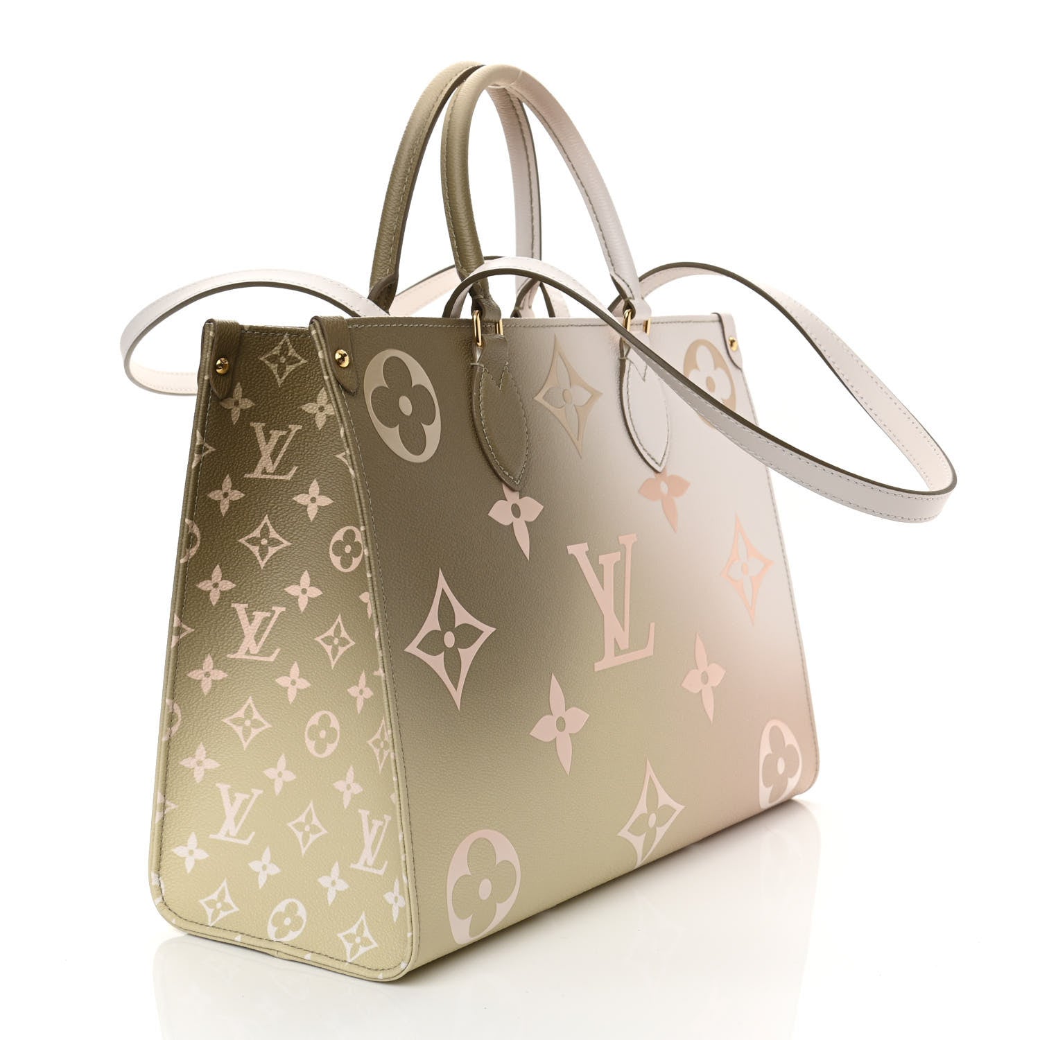 Louis Vuitton Monogram Giant Spring In The City OnTheGo MM Sunset Kaki 3 of 9