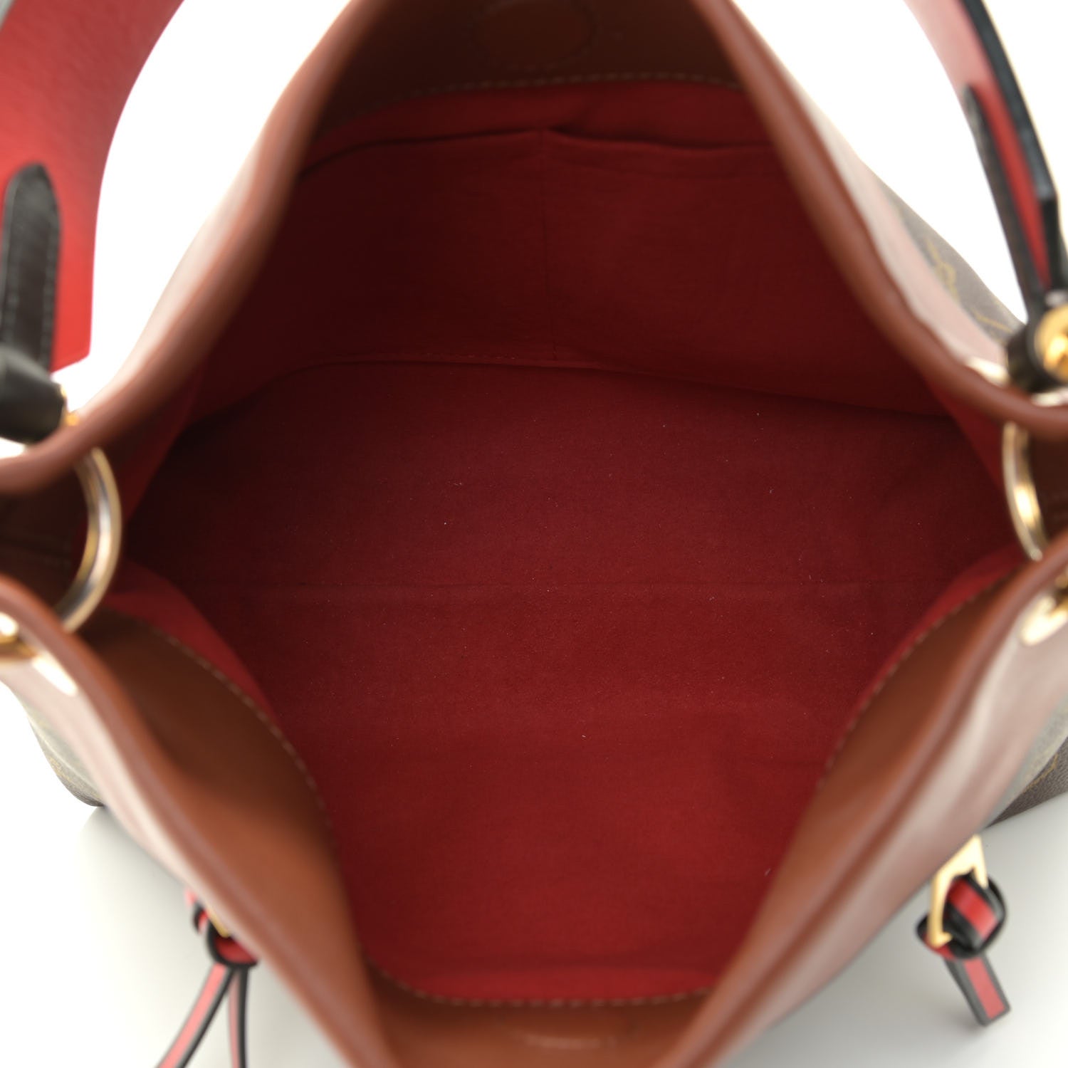 Louis Vuitton Monogram Tuileries Besace Caramel Rouge 5 of 12