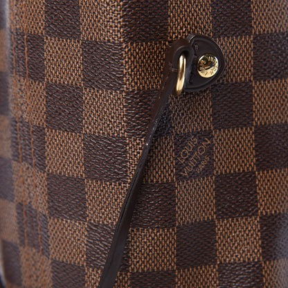 Louis Vuitton Damier Ebene Neo Neverfull MM Rose Ballerine 29 of 38