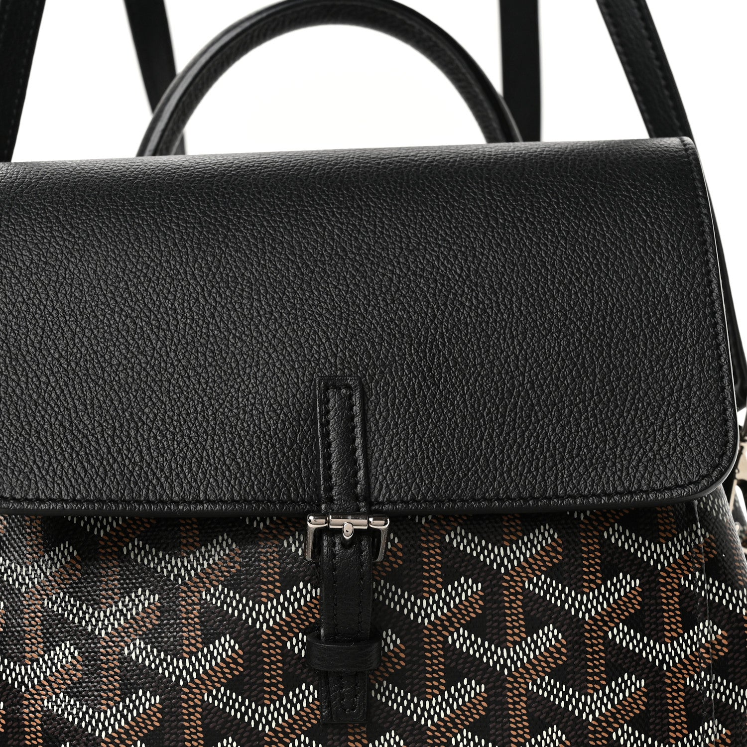 Goyard Goyardine Calfskin Mini Alpin Backpack Black 7 of 9