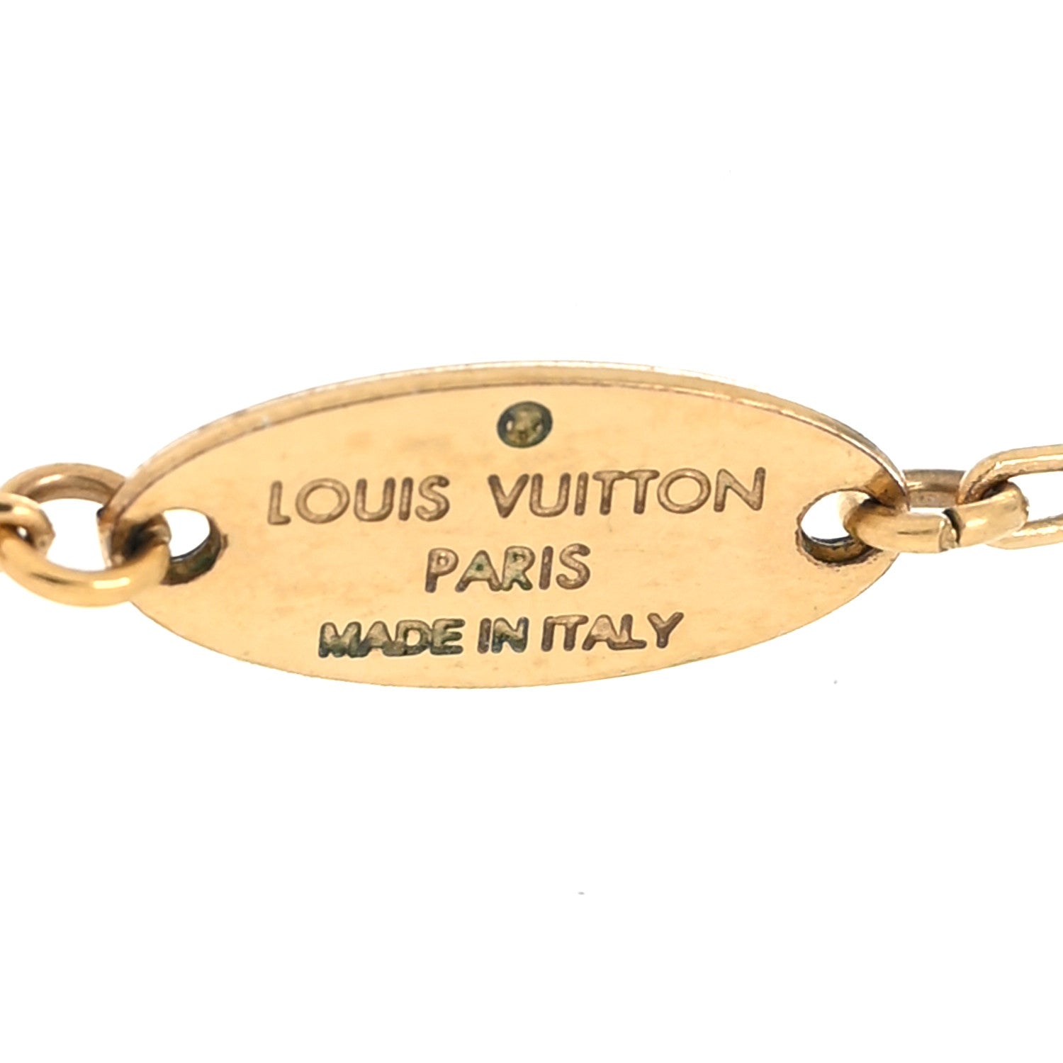 Louis Vuitton Metal LV and Me Heart Necklace Gold 6 of 7
