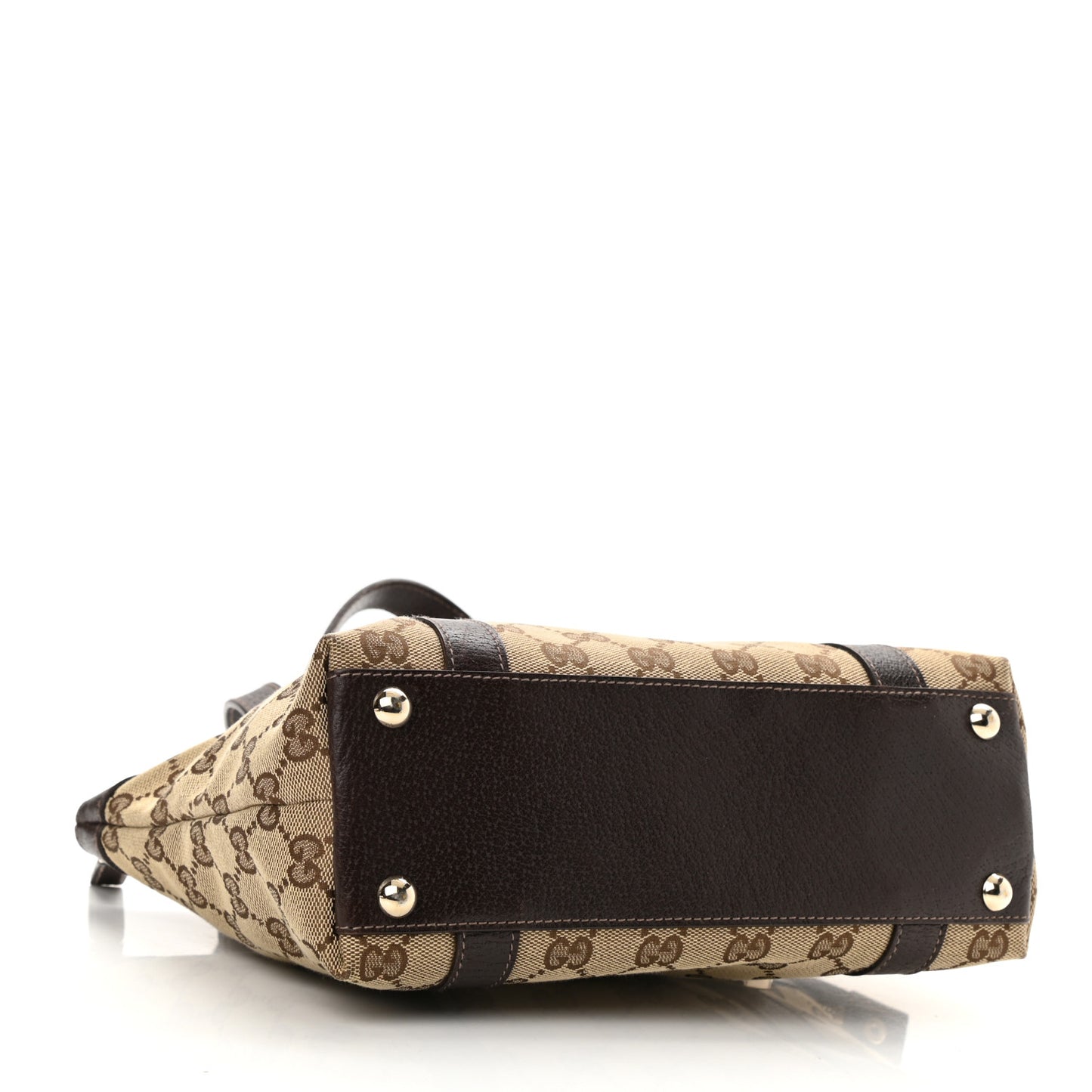 Monogram Small Abbey Tote Dark Brown