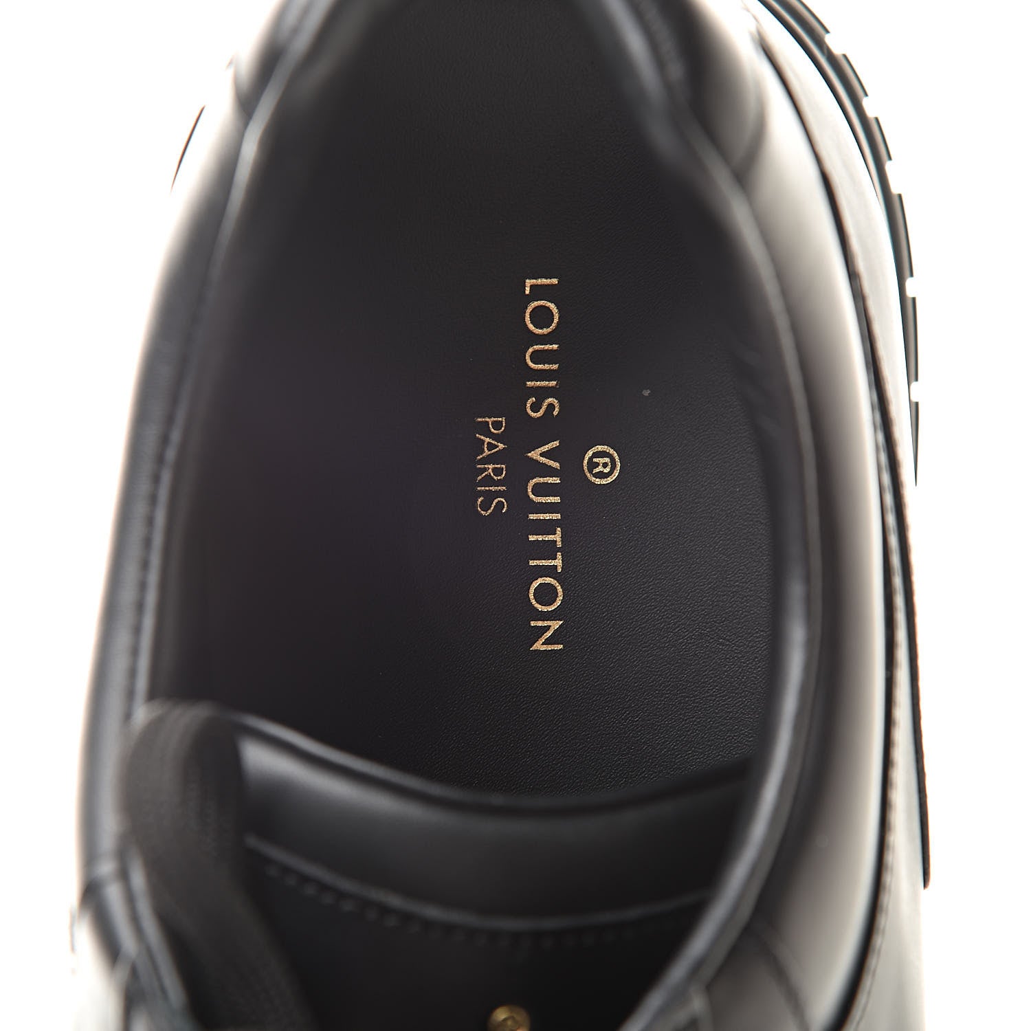 Louis Vuitton Calfskin Run Away Sneakers 12 Black 8 of 12