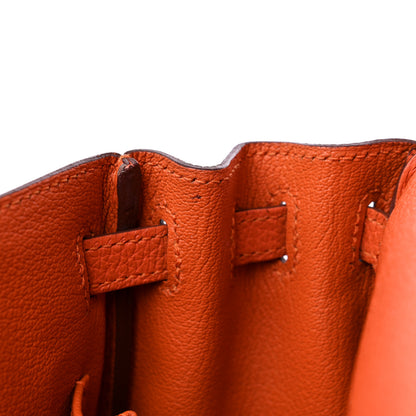 Hermes Togo Kelly Retourne 25 Orange 10 of 13