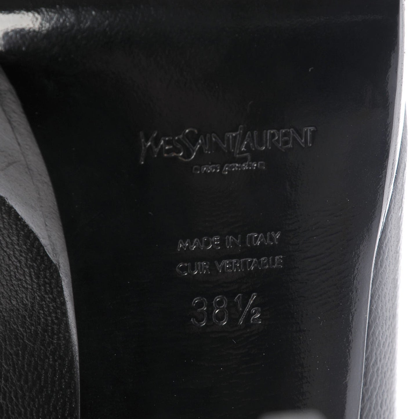 Calfskin Ankle Boots 38.5 Black