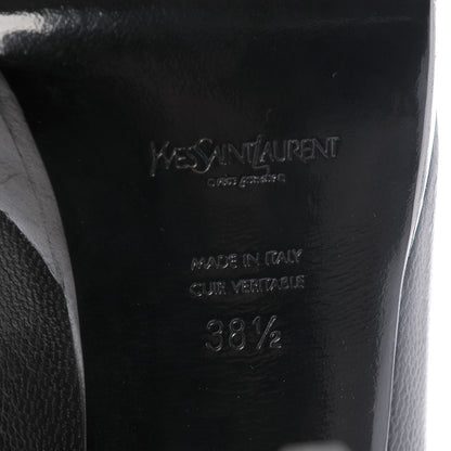 Saint Laurent Calfskin Ankle Boots 38.5 Black 8 of 10