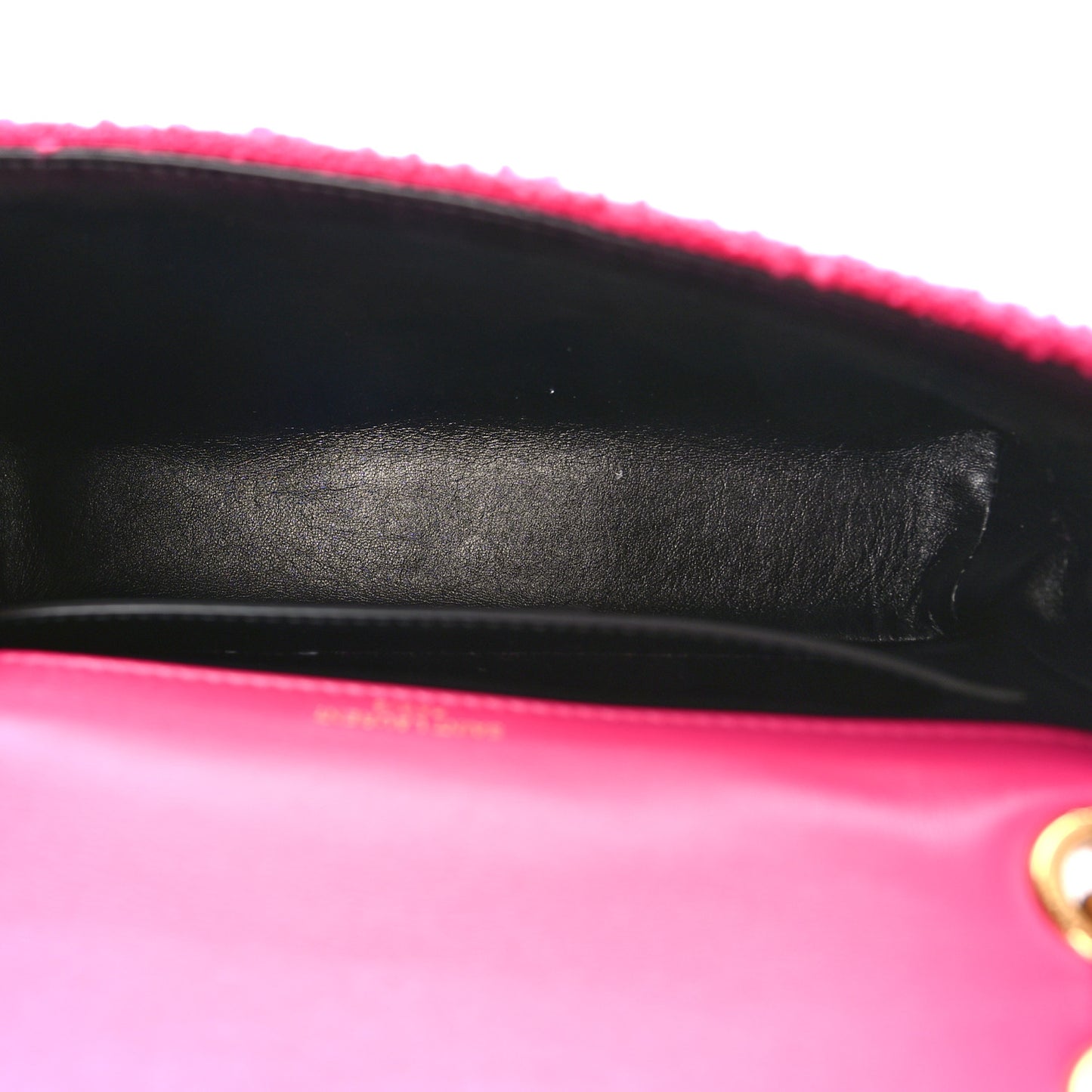 Boucle Tweed Patchwork Monogram Medium Jamie Baguette Magenta