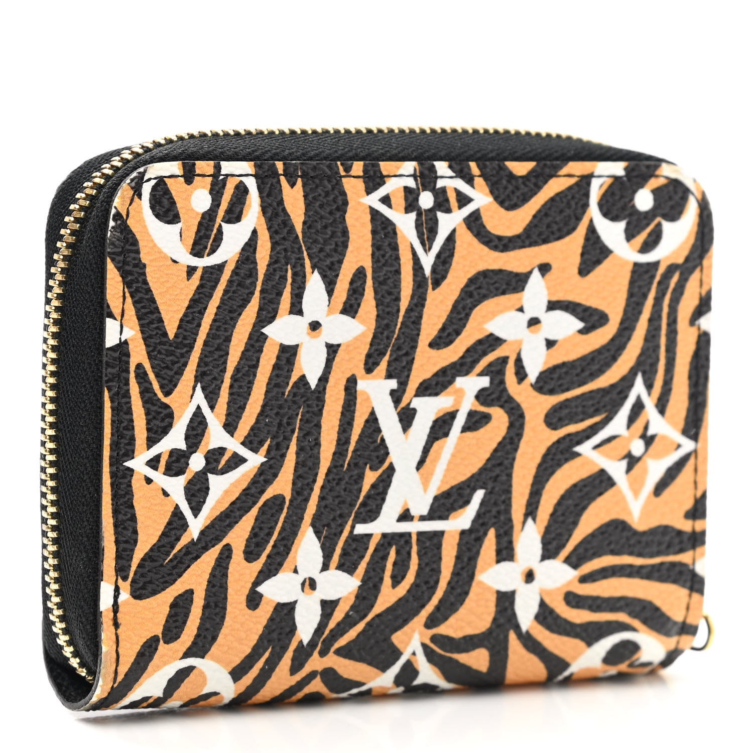 Louis Vuitton Monogram Giant Jungle Zippy Coin Purse Black 3 of 8