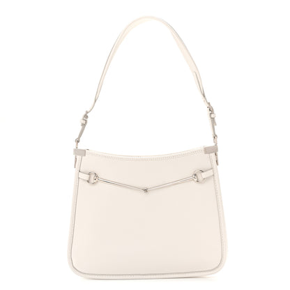 Gucci Calfskin Horsebit Slim Shoulder Bag White 1 of 8