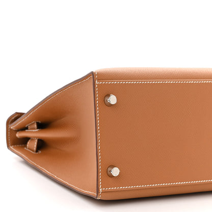 Hermes Epsom Kelly Sellier 28 Gold 9 of 11