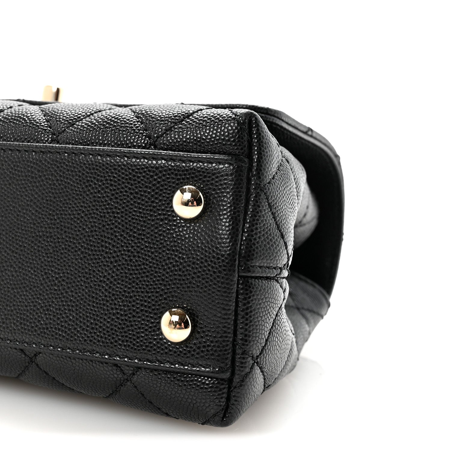 Chanel Caviar Quilted Mini Coco Handle Flap Black 10 of 10