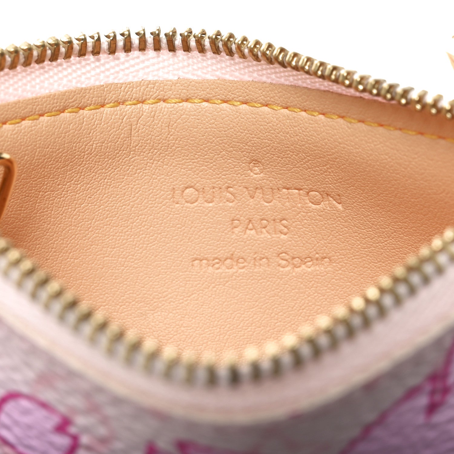Louis Vuitton Monogram Cherry Blossom Key Pouch Pink 6 of 6