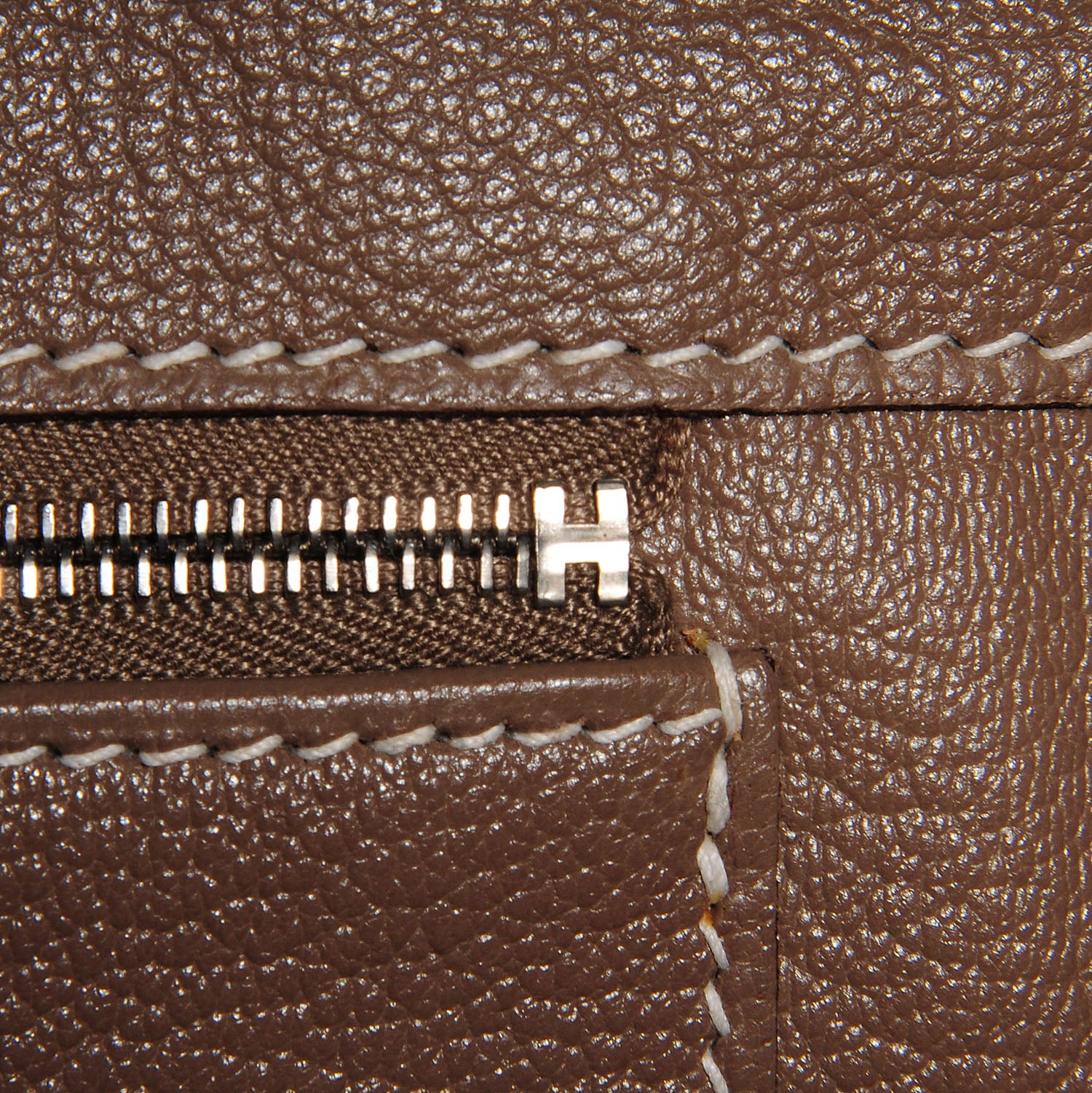 Hermes Taurillon Clemence Birkin 35 Etoupe 19 of 25
