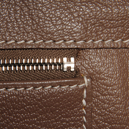 Hermes Taurillon Clemence Birkin 35 Etoupe 19 of 25