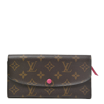Louis Vuitton Monogram Emilie Wallet Hot Pink 1 of 7