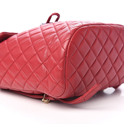 Chanel Lambskin Quilted Small Urban Spirit Backpack Red 7 of 10