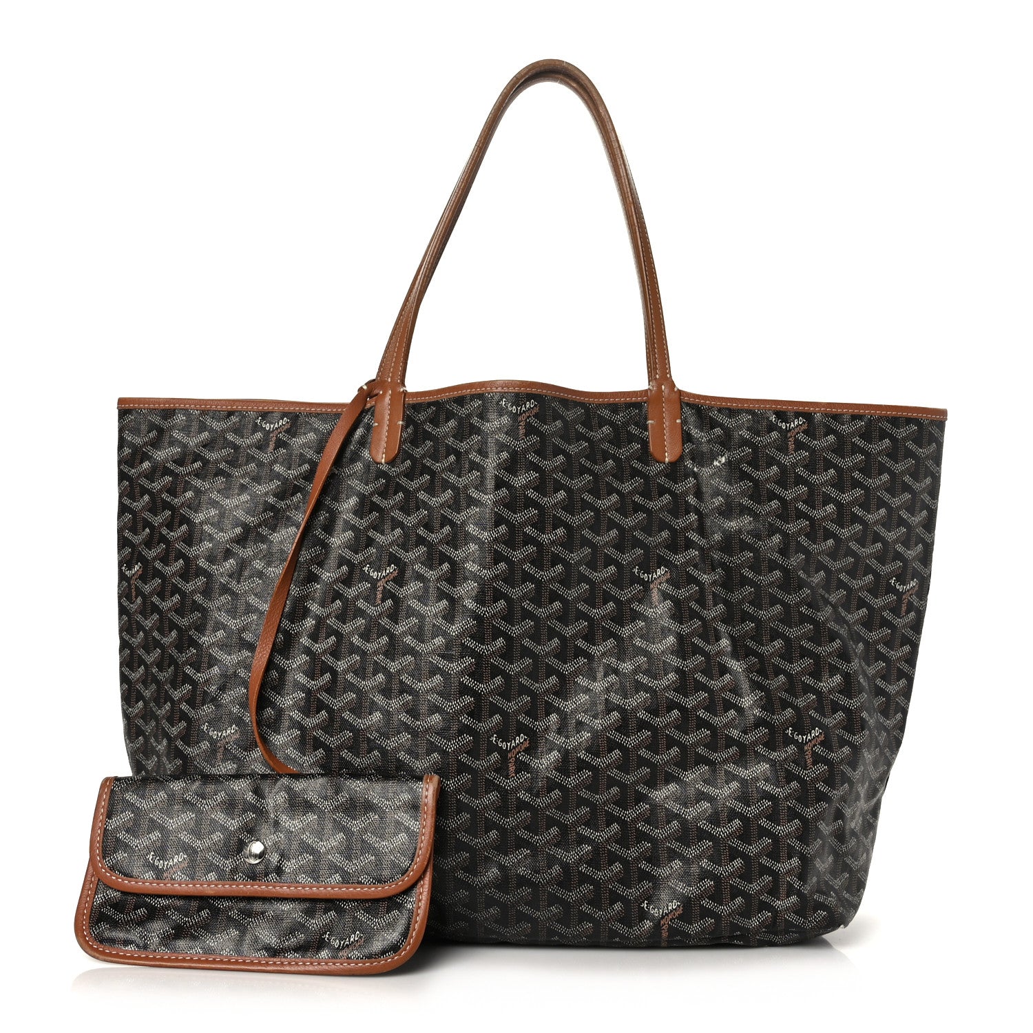 Goyard Goyardine Saint Louis GM Black Gold 1 of 20