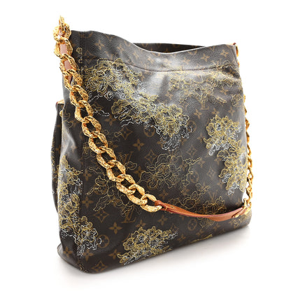 Louis Vuitton Monogram Dentelle Fersen Gold 2 of 10