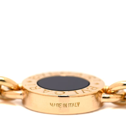 Bulgari 18K Yellow Gold Black Onyx BVLGARI BVLGARI Station Necklace 5 of 6