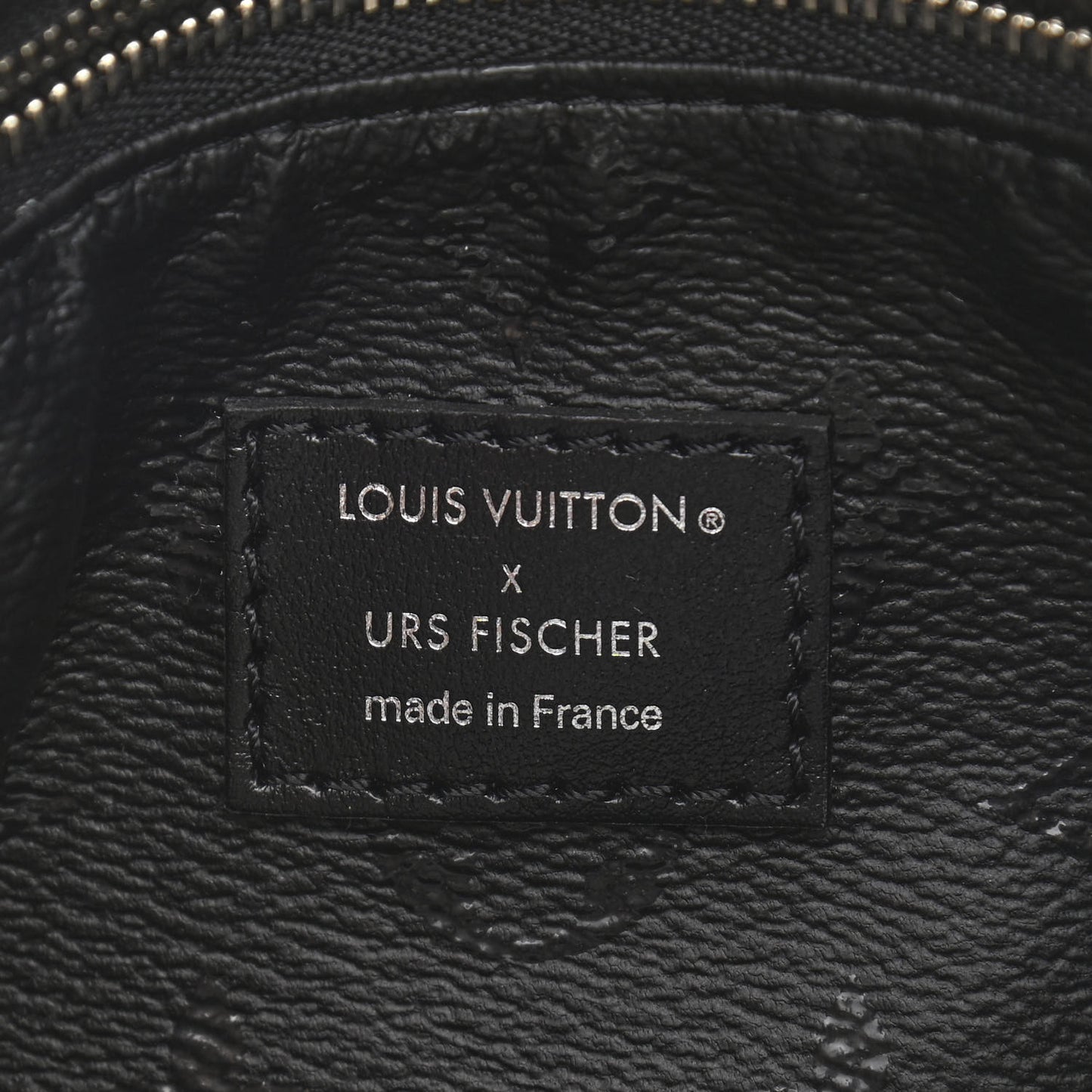 X UF Tufted Monogram Speedy Bandouliere 25 White Black